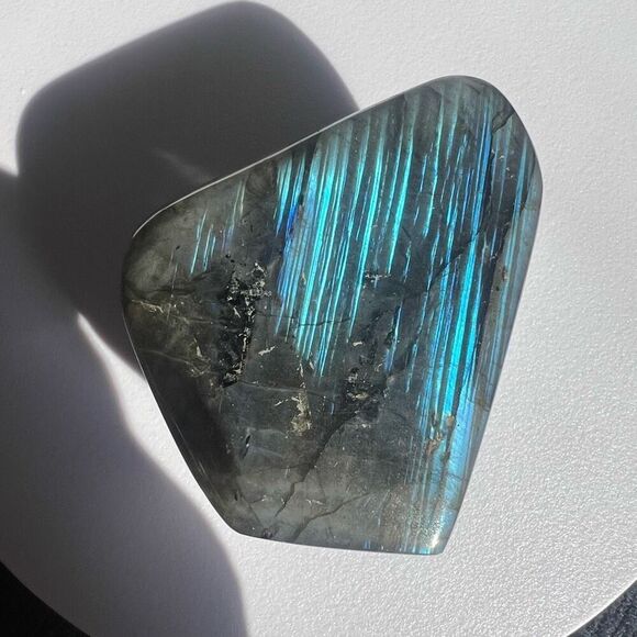 Labradorite Crystal Freeform Meditation Stone - Picture 8 of 14